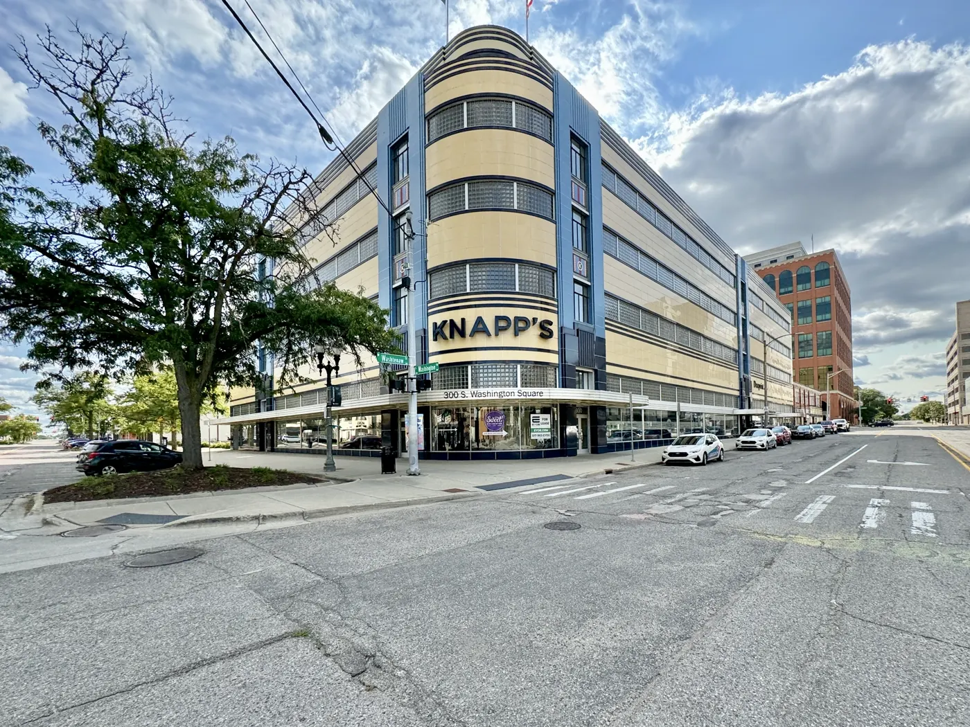 Historic J. W. Knapp Company Store Building in downtown Lansing